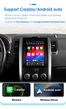 OSSURET 9.7''Android 13 Car Radio for Nissan X-Trail X Trail 2 T31 MX6 2007-2015 Multimedia Stereo 2Din Vertical Screen Carplay
