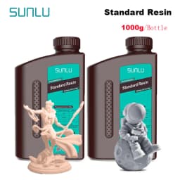 SUNLU Standard Resin 2KG 1KG / Bottle 405nm UV Resin For LCD 3D Printer Material For Printing Good Precision Free Shipping