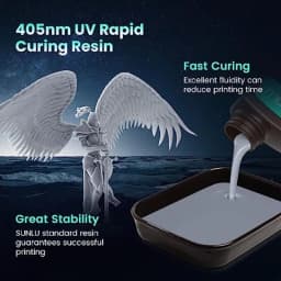 SUNLU Standard Resin 2KG 1KG / Bottle 405nm UV Resin For LCD 3D Printer Material For Printing Good Precision Free Shipping