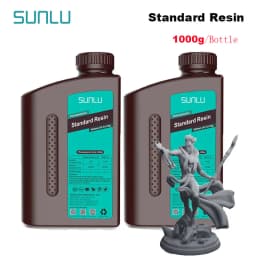 SUNLU Standard Resin 2KG 1KG / Bottle 405nm UV Resin For LCD 3D Printer Material For Printing Good Precision Free Shipping