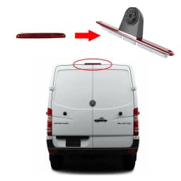 ESSGOO 7" TFT LCD Monitor +Rear View Camera 3rd Brake Light For Mercedes-benz Sprinter W906 Volkswagen Crafter Caravelle T5/T6