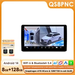 Hizpo2 din Android 14 Auto Radio For Opel Zafira B Astra H 2005-2014 Carplay 4G Car Multimedia Video Player GPS Autoradio 6115