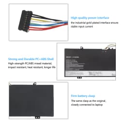 Oyomba 45Wh L17C4PB0 Laptop Batteria per Lenovo IdeaPad Flex 6-14IKB 6-14ARR IdeaPad 530S-14ARR 530S-14IKB 530S-15IKB 530-14ARR