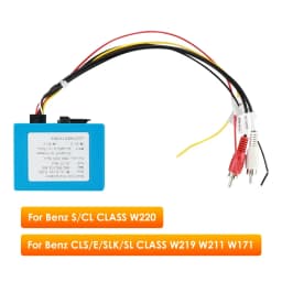 HIZPO Android Car Radio D2B Optical Fiber Box for Mercedes Benz Porsche with Harman Kardon JBL Bose External Amplifier