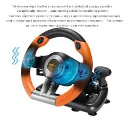 PXN V3 Pro Gaming Steering Wheel Volante PC Racing Wheel for PC Window 7/8/10/11/PS3/PS4 /Switch/XBOX One/Xbox Series X/S