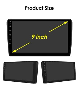 Hizpo 2Din 9inch Android13 Car Radio for Audi A3 8P 2003 - 2013 GPS RDS DSP CarPlay Android Auto 4G BT UI8581 Intelligent System