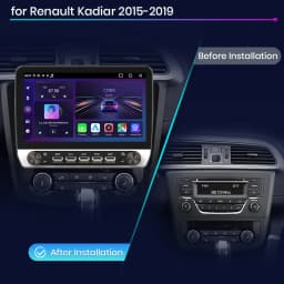 Junsun 10" Button Car Radio for Renault Kadiar 2015 GPS Multimedia Stereo BT FM RDS Wireless CarPlay for Apple Android Auto 4G