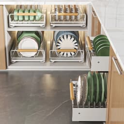Pull Out Cabinet Organizer Slide Out Shelves Sliding Cabinet Drawers For Kitchen Pantry Shelves Bathroom Home Cabinet