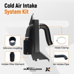 Pipe Cold Air Intake Kit System for BMW 228i 320i 328i 420i with 2x Heat Shield KD4184BK,AIT39R