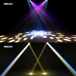 SHEHDS Bulb Beam 275W Moving Head Light Double Prism DMX512 For Night Club Wedding Theater
