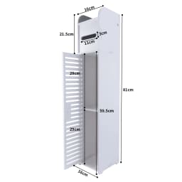 Bathroom Cabinet Bedroom Cabinet Bathroom Storage Cabinet White Tall Slim Shelf Cabinet Living Room Storage Riser