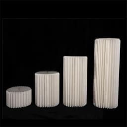 Folding Honeycomb Paper Roman Column Wedding Birthday Party Props Window Display Stand Banquet Dessert Table Ramadan Decorations