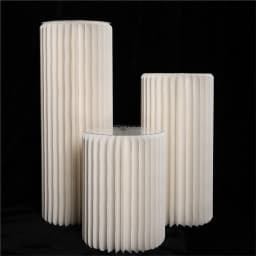 Folding Honeycomb Paper Roman Column Wedding Birthday Party Props Window Display Stand Banquet Dessert Table Ramadan Decorations
