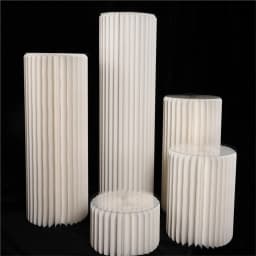 Folding Honeycomb Paper Roman Column Wedding Birthday Party Props Window Display Stand Banquet Dessert Table Ramadan Decorations
