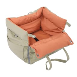 Puppy Car Seat Pet Travel Bed Portable Travel Outdoor Detachable Washable Pet Car Seat with Harness for Dogs Cats