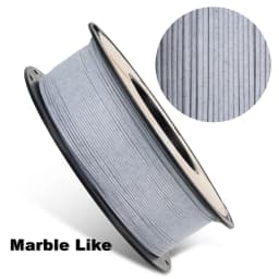 KINGROON Marble PLA Filament 1.75mm 1kg Like Marble White Stone 3D Printer FIlament, Plastic Spool 2.2lbs 3D Printing Material