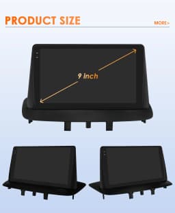 9" Hizpo 2Din CarPlay Android Auto Car Radio for Renault Megane 3 2008 - 2014 Snapdragon 6115 Headunit RDS DSP GPS Navigation