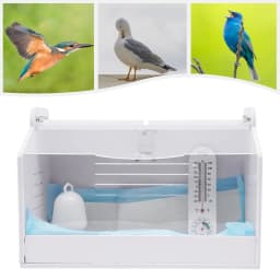 20 Eggs Incubator Dimmable Poultry Hatchery 220V 25W Electric Chicken Brooder Box w/ Water Feeder+Diapers+Thermometer 48*30*30cm
