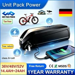 Hailong E-Bike Akku Lithium-Ion Batterie Pack 36V 13Ah 48V 14.4Ah 36V 19.2Ah,18650 & 21700 Zellen,Ersatzakku für 750W 1000W Bafang Tongsheng Mittelantrieb Motor,Versand Aus Deutschem Lager Schnelle Lieferung