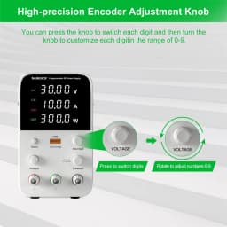 Adjustable DC Power Supply 30V 10A 5A Lab Bench Power Source Stabilized Power Supply Voltage Regulator Switch 120V 60V5A Wanptek