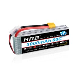 1/2PCS HRB 3S Lipo Battery 11.1v 3000mah RC Lipo with XT60 Connector 60C for RC Car Truck Airplane Drones DIY Racing Parts