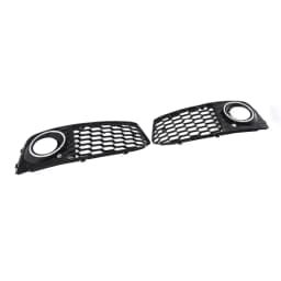 SAIQINGSP 1 Pair of Fog Light Grille Fit for Audi A4 B8 2009-2011 Black Car Accessories Tools 8KD 807 681, 8KD 807 682