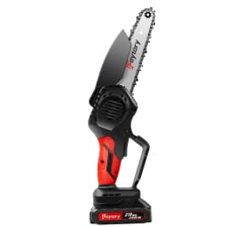 6 Inch Mini Chainsaw with 1.5Ah Batteries, 700W Cordless Chainsaw, One Handed with 2 Chains for Cuting Bamboo, Branches, PVC
