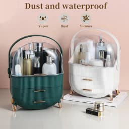 Big Capacity Cosmetic Storage Box Bathroom Waterproof Dustproof Jewelry Makeup Organizer Home Skin Care Make Up Storage Drawer