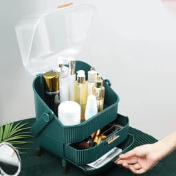 Big Capacity Cosmetic Storage Box Bathroom Waterproof Dustproof Jewelry Makeup Organizer Home Skin Care Make Up Storage Drawer