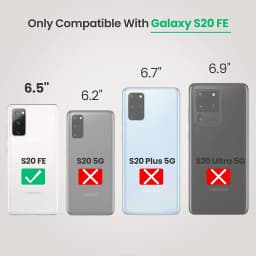 Wireless Charging Battery Case for Samsung Galaxy S20 FE 10000mAh Portable Extended Charger Case Power Bank Battery Pack