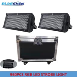Sunny LED Strobe Light DMX RGB Strobe Light Sound Auto SMD5050 Led Stage Lights Disco Full Color LED FlashLight or Flightcase