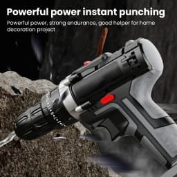 28V Electric Impact Screwdriver Cordless Drill 25+3 Torque Impact Cordless Drill Lithium Ion Battery Power Tool