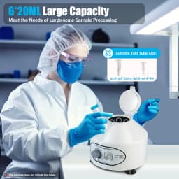 6* 20ml Laboratorio Centrifuga Elettrica Medica Centrifugal Machine 4000u/min 220V Table Centrifuge