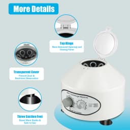 6* 20ml Laboratorio Centrifuga Elettrica Medica Centrifugal Machine 4000u/min 220V Table Centrifuge