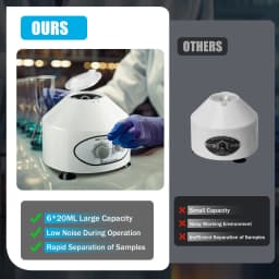 6* 20ml Laboratorio Centrifuga Elettrica Medica Centrifugal Machine 4000u/min 220V Table Centrifuge