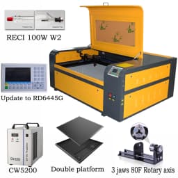 [EU STOCK] 1080 CO2 Laser Engraving Machine DSP Ruida 100W RECI W2 Laser Cutter DIY Wood Router Engraving Carving Machine