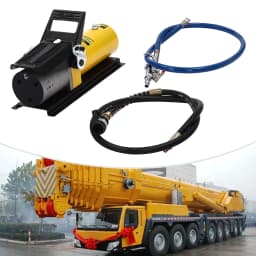 10000PSI Air Hydraulic Pump Pneumatic Hydraulic Pump Pneumatic-Hydraulic Pump Foot Pump ZG3/8 for Air Compressor Lifting, Bend