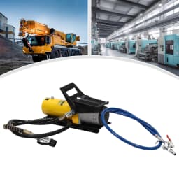 10000PSI Air Hydraulic Pump Pneumatic Hydraulic Pump Pneumatic-Hydraulic Pump Foot Pump ZG3/8 for Air Compressor Lifting, Bend