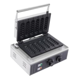1500W 220V Commercial 6pcs Waffle Maker Hot Dog Machine DIY Food Making Machine