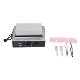 1500W 220V Commercial 6pcs Waffle Maker Hot Dog Machine DIY Food Making Machine