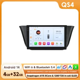 Hizpo 2Din 9inch Android Auto Car Radio for Iveco Daily 2013 - 2021 Snapdragon 6115 4G BT CarPlay SWC RDS DSP GPS Navi 360°CAM