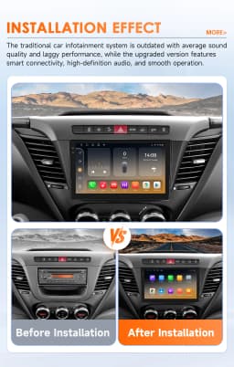 Hizpo 2Din 9inch Android Auto Car Radio for Iveco Daily 2013 - 2021 Snapdragon 6115 4G BT CarPlay SWC RDS DSP GPS Navi 360°CAM