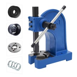 1 Ton Manual Arbor Press Heavy Duty Desktop Arbor Press Cast Iron Material for Riveting Punching Holes