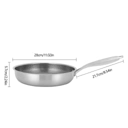 Lightweight Pan Wear-Resistant Wok Non-Stick Pan Easy to Clean Safe Handle for Gas Stoves Ceramic Stoves
