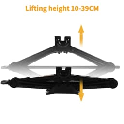 Car Scissor Jack 1.5T/2.5T Portable Labor-saving Hand-cranked Car Jack Auto Repair & Tire Replacement Tool for Car SUV