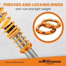 maXpeedingrods Coilover Suspension Lowering Kit for Arosa 9704 Lupo 98-05
