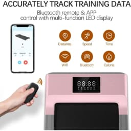 3 In 1 2.5 HP Walking Pad Treadmills 300lb, Under Desk Treadmill Pad for Home/Office/Exercise