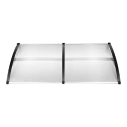 200x90cm Outdoor Canopy Heavy-duty Rainproof Door Canopy for Patio Yard Garden Doors and Windows Isolate Ultraviolet Rays