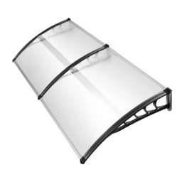 200x90cm Outdoor Canopy Heavy-duty Rainproof Door Canopy for Patio Yard Garden Doors and Windows Isolate Ultraviolet Rays
