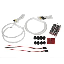 4X CFL Angel Eyes 131MM White DRL Ring Car Headlight Retrofit For BMW E36 3 E38 7 E39 5 E46 3 1990-2005